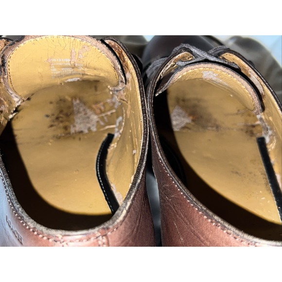COACH New York Garrison Mens Leather Laced Oxford Loafers Shoes Brown Size 12D main image 4